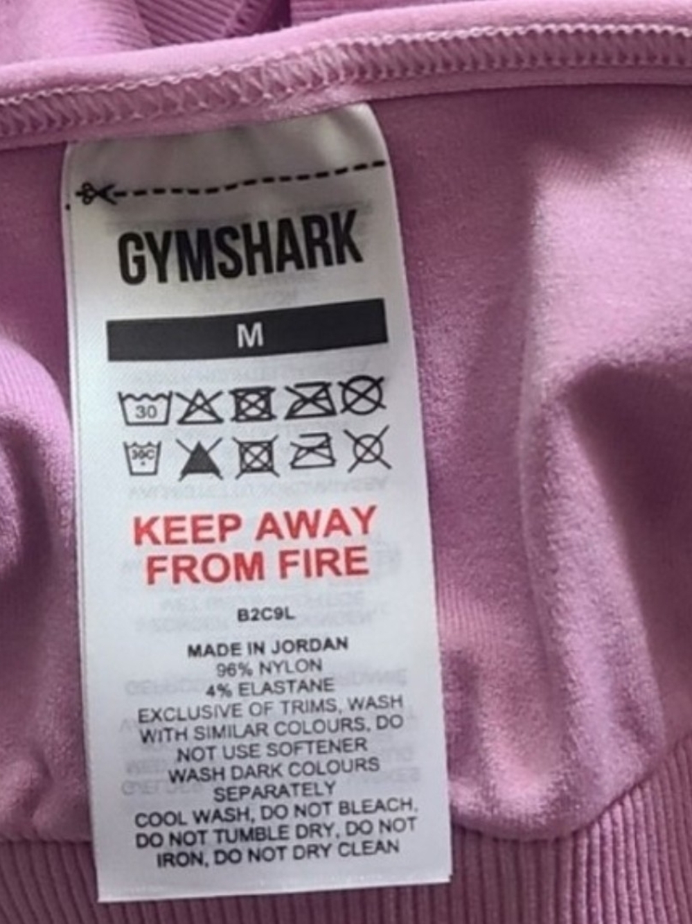 Gymshark Pastel Pink Halter Seamless Sports Bra - Picture 5 of 5